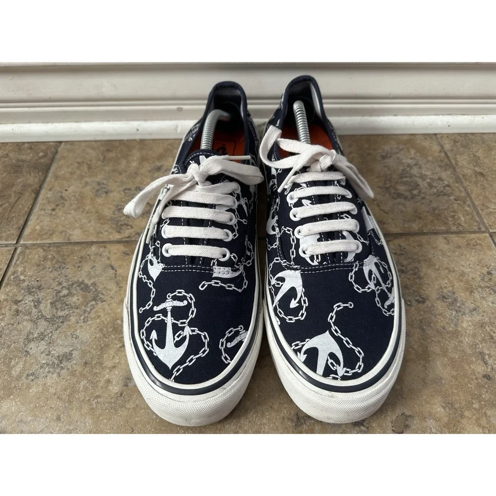 Vans Authentic 44 Deck DX Anaheim Factory Anchors Navy Sneakers 2022 Sz 13